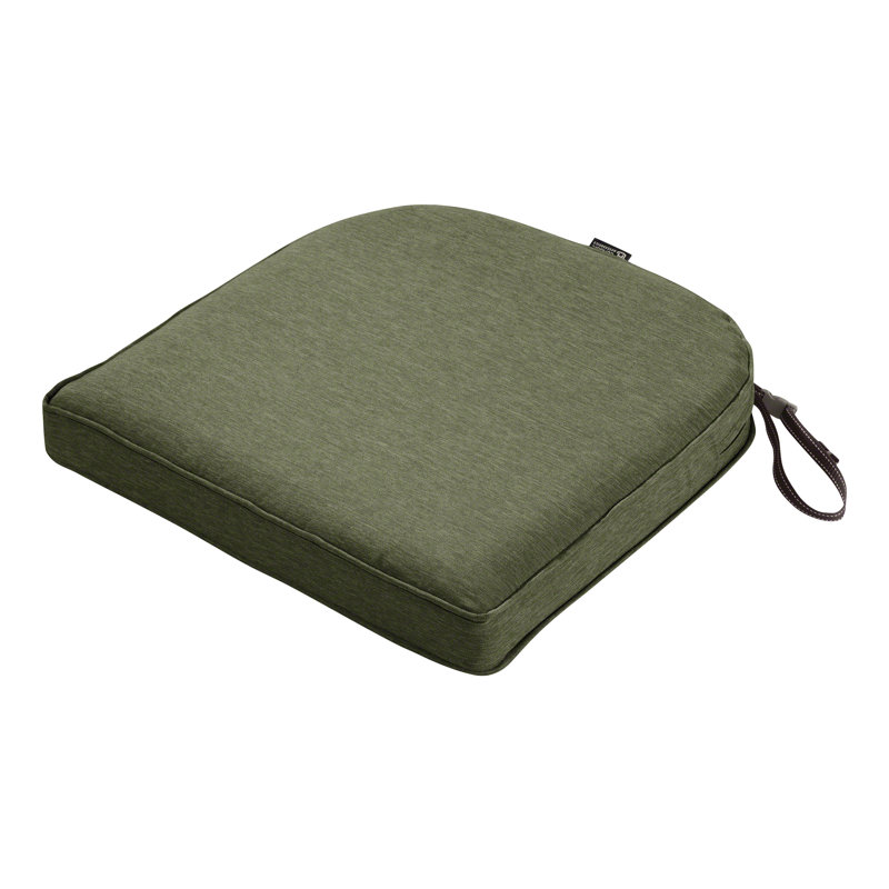 Pina Outdoor 2'' Dining Chair Seat Cushion, Heather Fern Green, 2" H x 20" W x 20" D