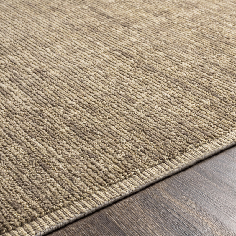 Sabrine Wool Striped Indoor Rug, Rectangle 8' x 10'
