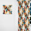 Rideau en velours moderne Urban Mosaic I - obscurcissant - 1 panneau-107574983