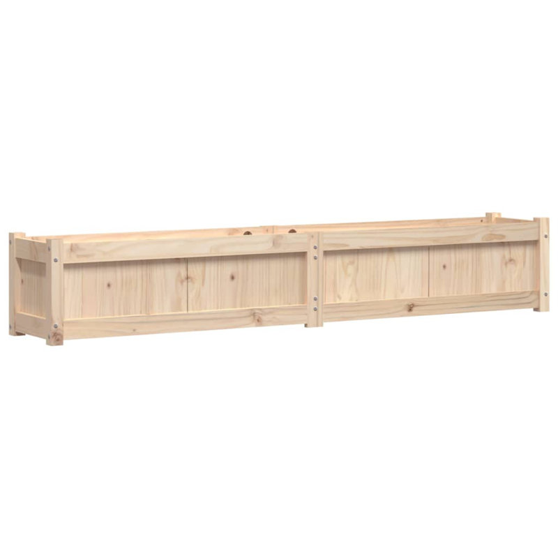 Bringier Garden Planter, 1, 31cm H x 180cm W x 31cm D, Natural Pine