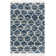 Tapis bleu Mitzy