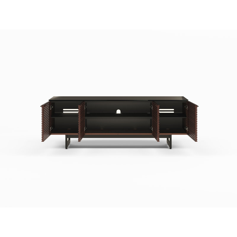 Corridor Media Console, Chocolate Stained Walnut
