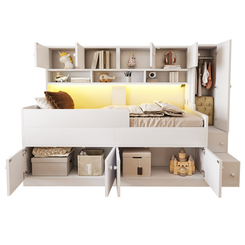 Bed, White