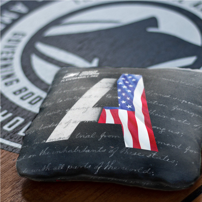 Drapeau des États-Unis avec sacs Synergy Pro Cornhole