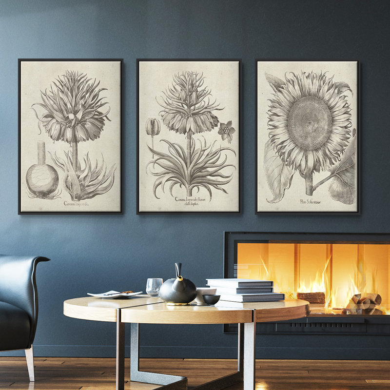 Fresco Crown Imperial II 3 pièces, Noir, H 40 po x l 78 po