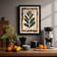 Study in Green Botanical - Framed Print-771332741-771332743