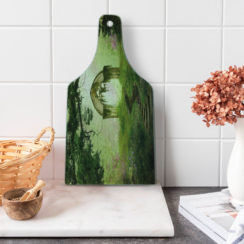 Porte fantaisie en verre trempé Ambesonne