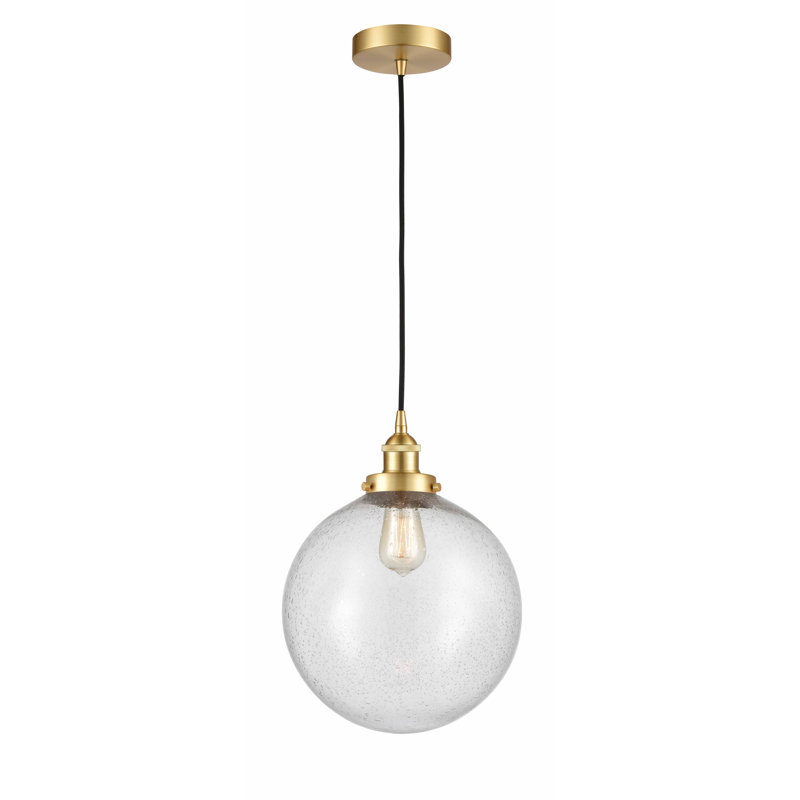 Frederick 1 - Light Sphere Pendant, 15.5" H x 12" W x 12" D, Satin Gold