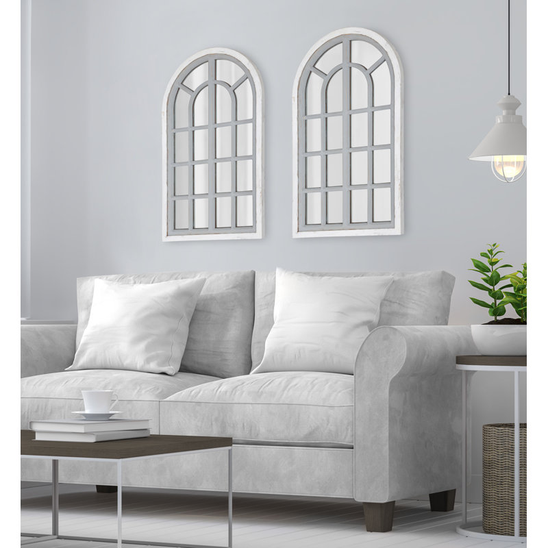 Eggleston Flat Mirror, Gray