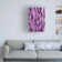 Wrought Studio Riverlea Purple Tiger Pattern by X1 Brand - Wrapped ...