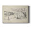Vue de grange esquissée II - reproduction sur toile tendue-919120891