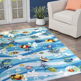 Ocean Waves Beach Theme Pink Teal Blue Area Rug for Living Room Bedroom  Boho Nature Carpet Under Dining Coffee Table Romantic Home Office Floor Rug