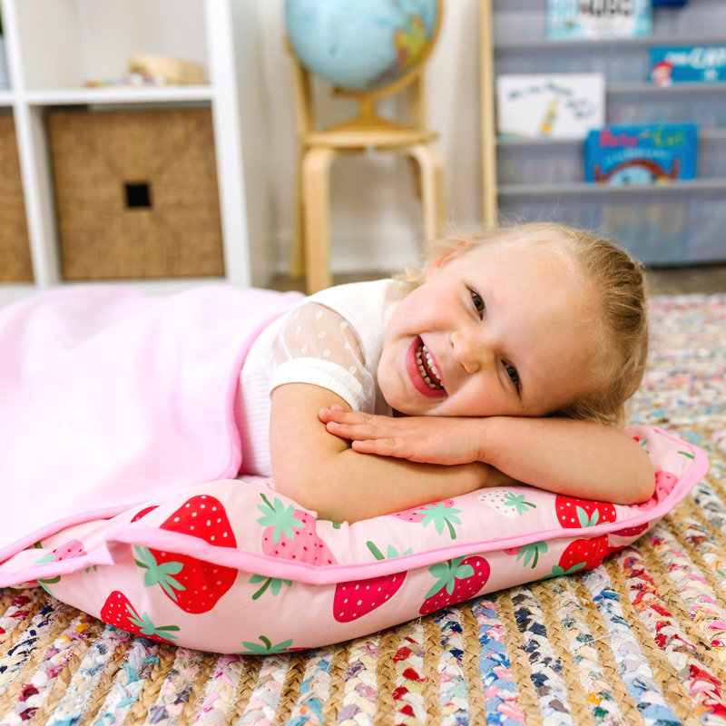 Tapis de sieste pour tout-petits Wildkin, Timbre, fraises