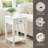 Solid Wood Square Side Table-93563364