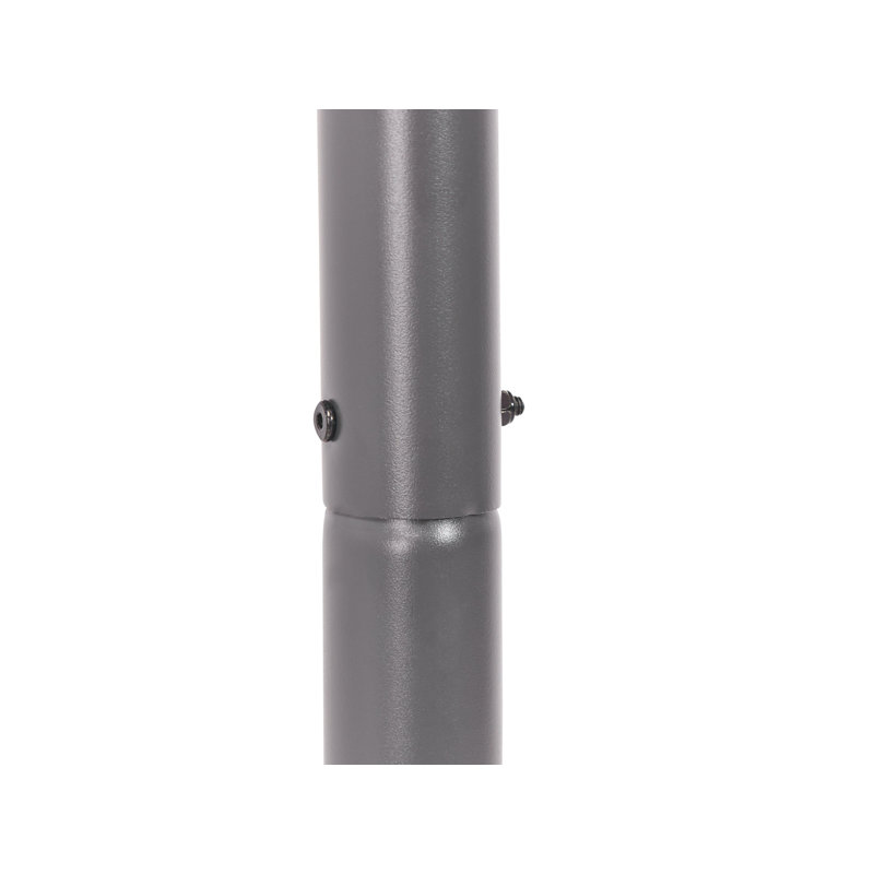 Gazebo AVENTINE Metal 300 cm 300 cm Dark Grey