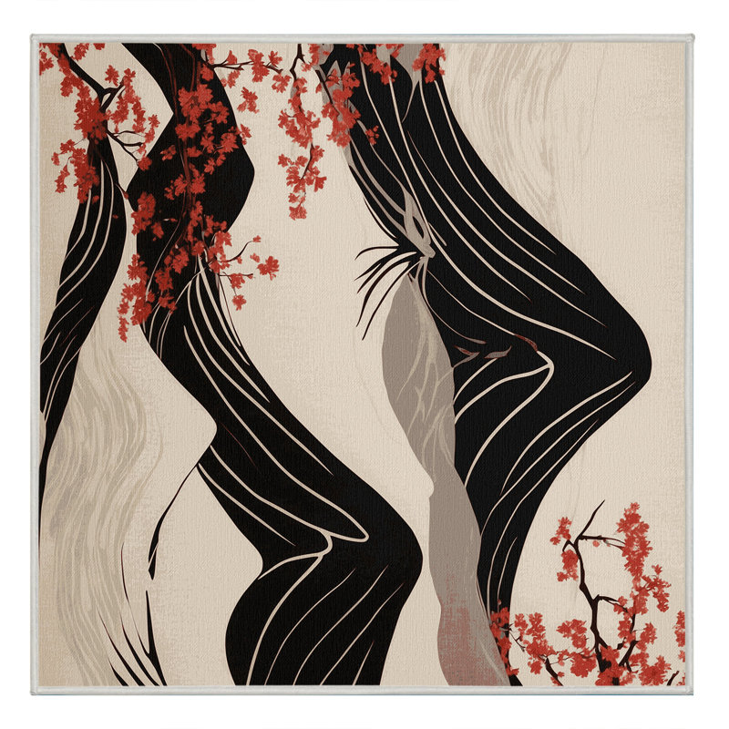 Twilight Blossom Rug, Square 7'