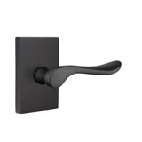 Luzern Wave/Drop Privacy (Bed & Bath) Door Lever with Rectangle Rosette