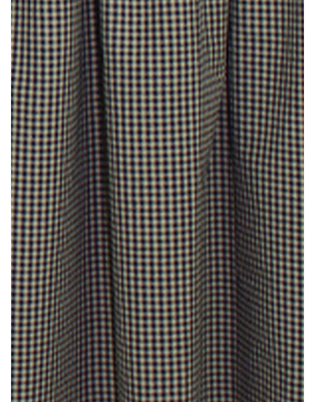 Anceline Cotton Plaid Ruffled Window Valance