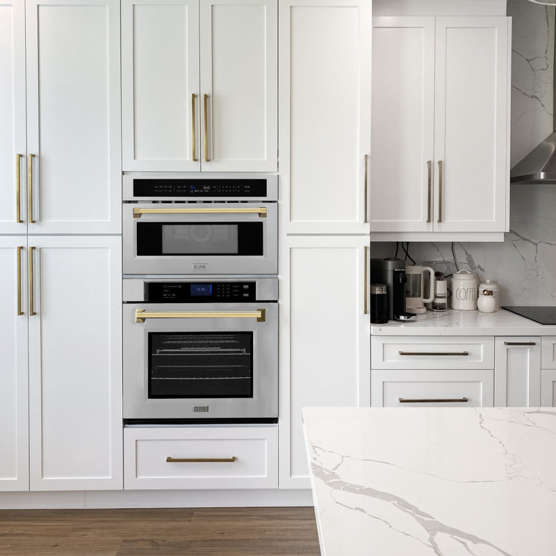 29.75" 1.6 cu ft. 1000 - Watt Convection Built-In Microwave with Sensor Cooking, Gold