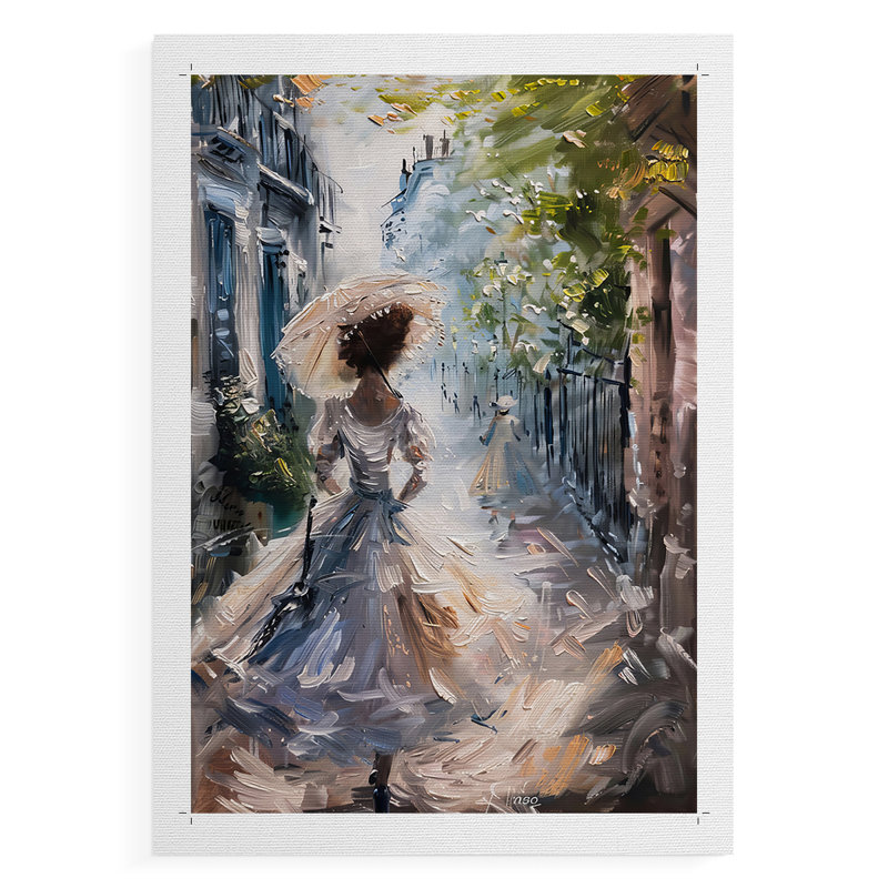 WOMEN Series DCxxxi - reproduction sur toile de qualité supérieure seulement - non encadrée - prête à être accrochée