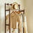 Oak Wood Freestanding Coat Rack