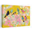 «Vibrant Spring Birds», art mural coloré et fantaisiste