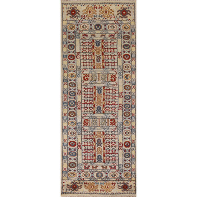 Tapis de couloir oriental géométrique 3x8