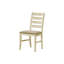 Chaise de salle à manger, hauteur 38 po, salle à manger, cuisine, ensemble de 2, côté, rembourré, aspect lin, transitionnel-1761834142