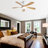 52 "Modern Ceiling Fan 3-Color Dimmable LED Light 5ABS Blades,White-1856515488-1856515518
