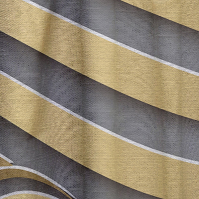Wavy Luxury Gold Gradients I - Rideau en velours moderne - obscurcissant - 1 panneau