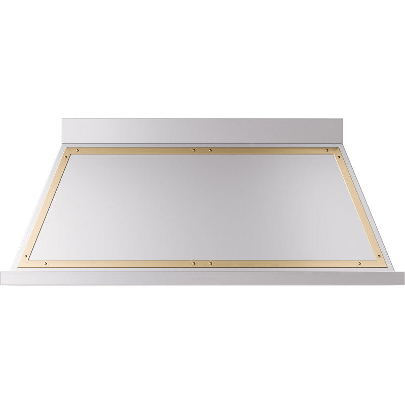 ILVE Nostalgie II Noblesse 60 in Range Hood, Stainless Steel/Brass