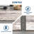 Abstract Bedroom Rug 5x7 Non Slip Modern Accent Floor Mats, Washable Contemporary Throw Carpet, Foldable Low Pile Indoor Rug for Living Room, Dining Room, Nursery, Brown-799412589-799412590