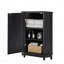 Armoire de salle de bain Armoire de rangement de coin triangulaire avec tablettes réglables