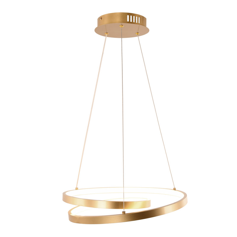 Soundtrack 1 - Light LED Geometric Pendant, Golden, Golden