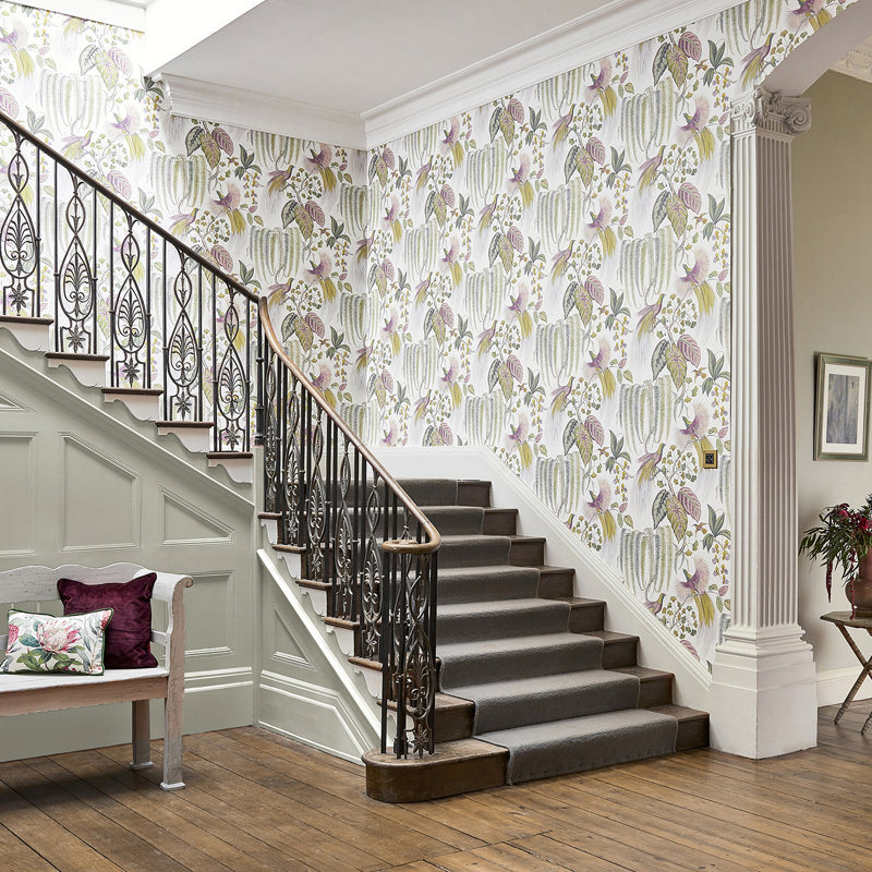 Bird of Paradise Wallpaper, Olive