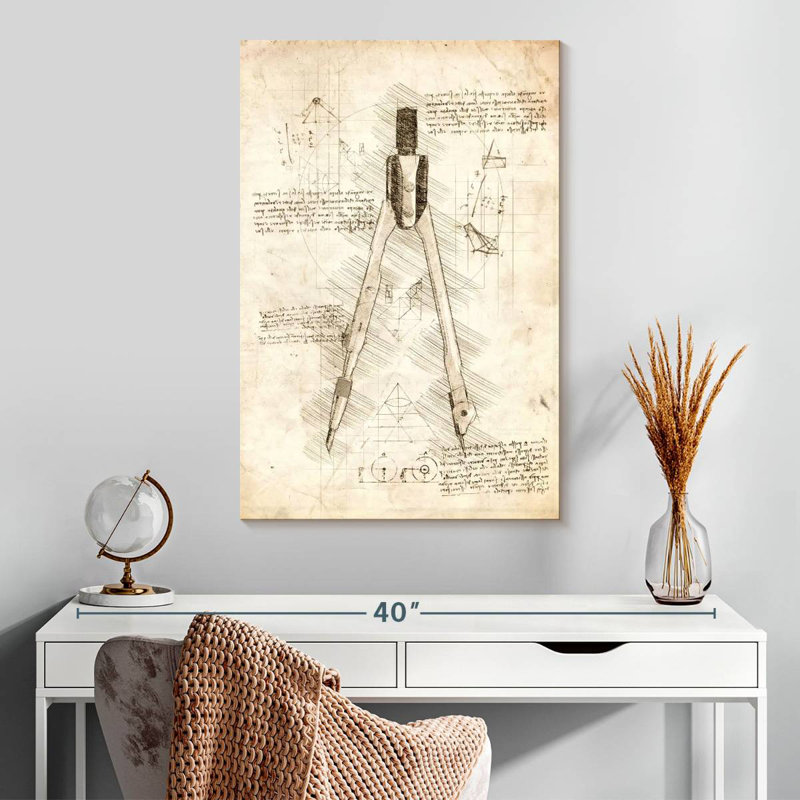 Laelle Drawing Compass, 30" H x 20" W