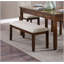 Banc de chenille foncé 1pc