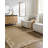 Rectangle Jerrylene Moroccan Hand Woven Flatweave Wool Area Rug in Brown/White-655542447