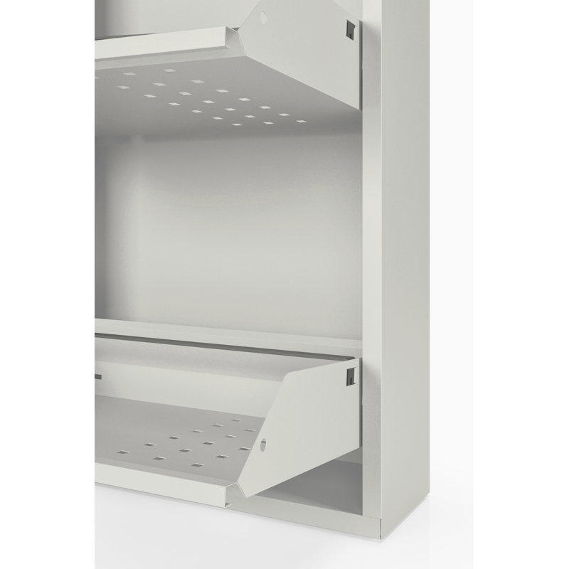 Armoire de rangement pour huit paires de chaussures, Blanc