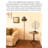 Vintage Nostalgic Fabric & Wrought Iron Floor Lamp