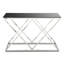 Ewert 120cm Glass Top Console Table-426851642