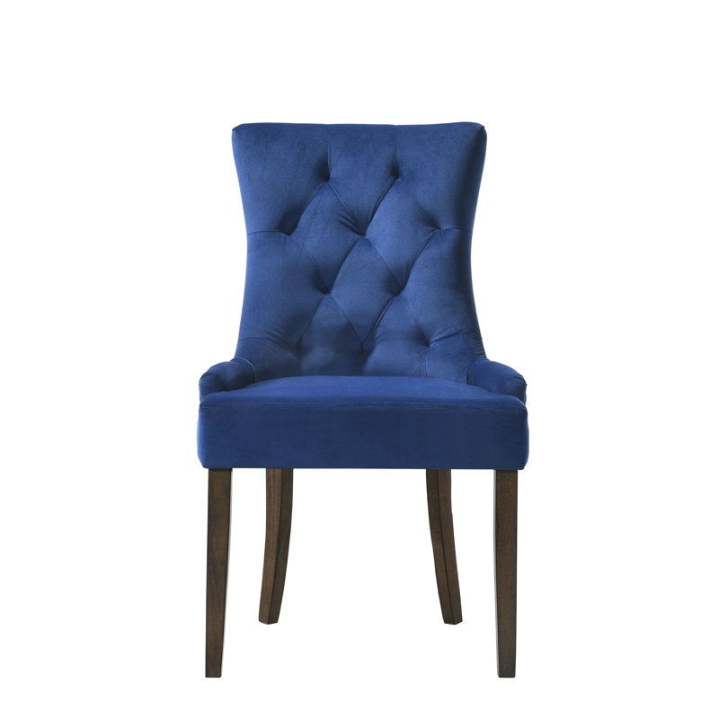 Cira Wingback Side Chair (Set of 2), Blue