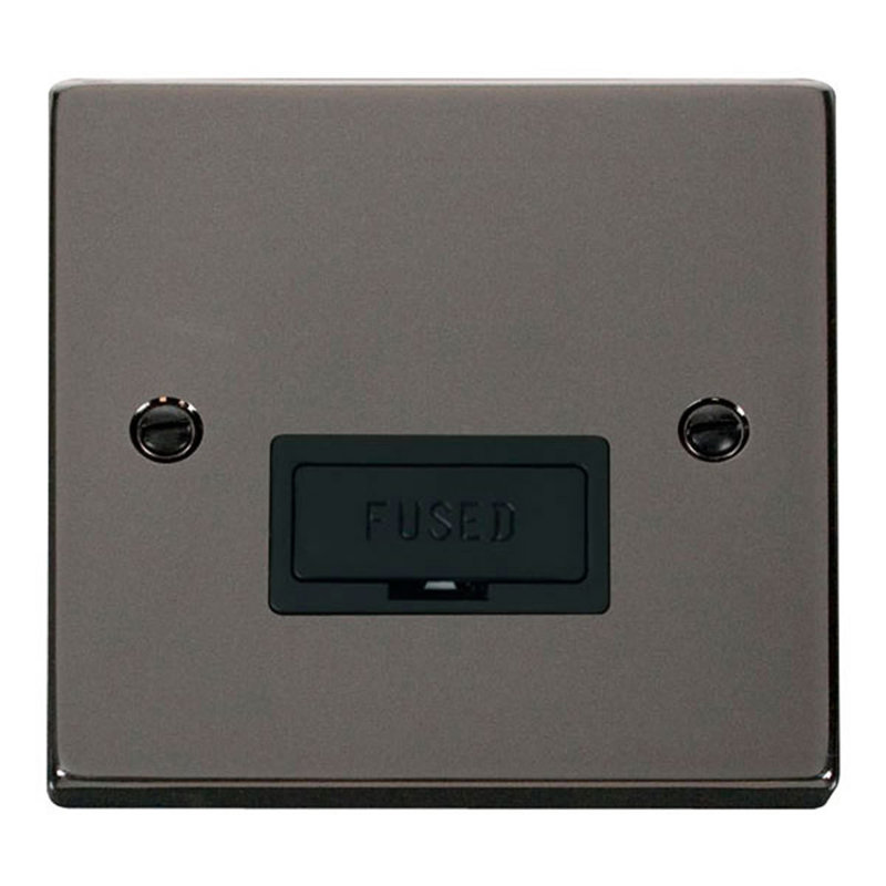 Black Nickel 13A Fused Connection Unit