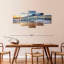 Ensemble 5 pièces Sea Cloudscape sur toile-714004920