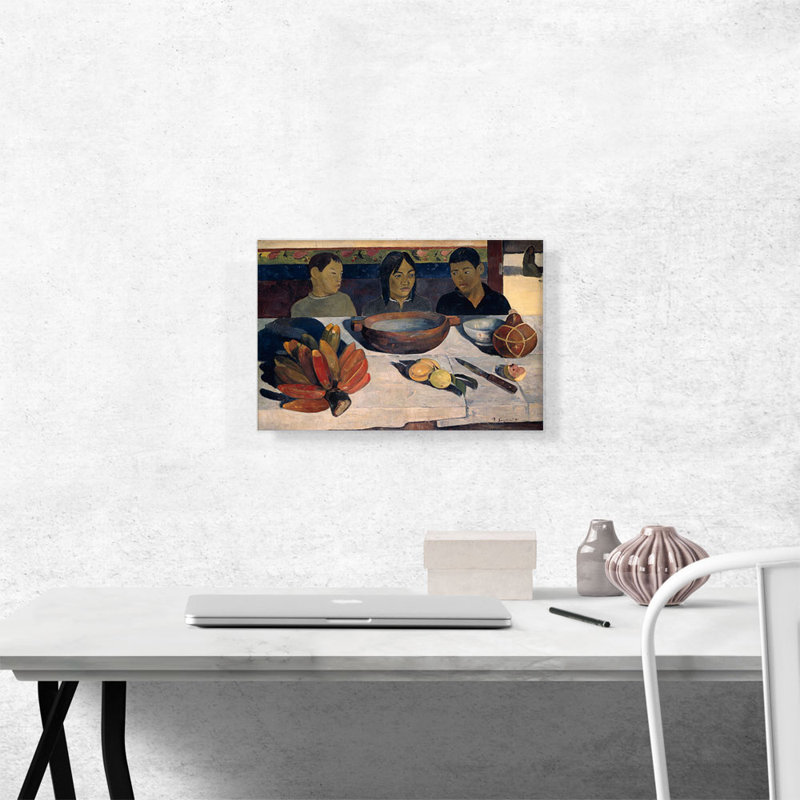 «The Meal Bananas 1891», reproduction, H 12 po x l 18 po x 1,5 po