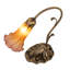 Lampe d'appoint 15 po de hauteur ambre / mauve Tiffany Pond Lily-1648713122
