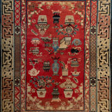 Red Chinese Peking Rug - 6'6"" x 9'2""