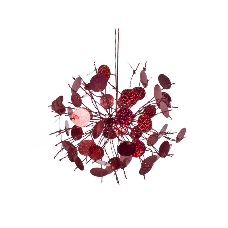 18cm Holiday Shaped Ornament, Red