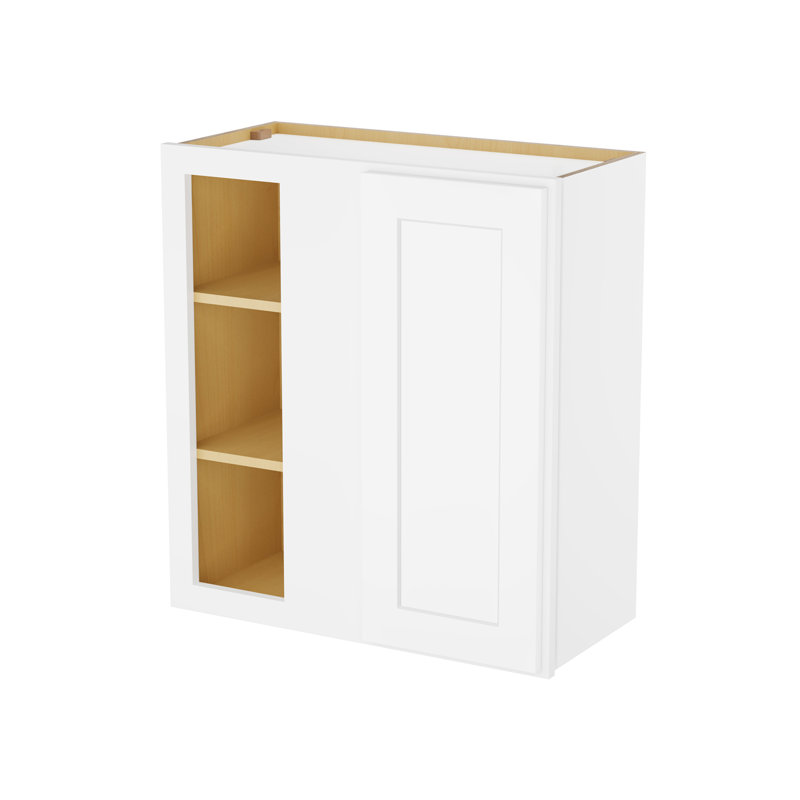 Armoire de cuisine Furinno Shaker, prête à assembler, 12 po x l 27 po x H 30 po, blanc, 30"