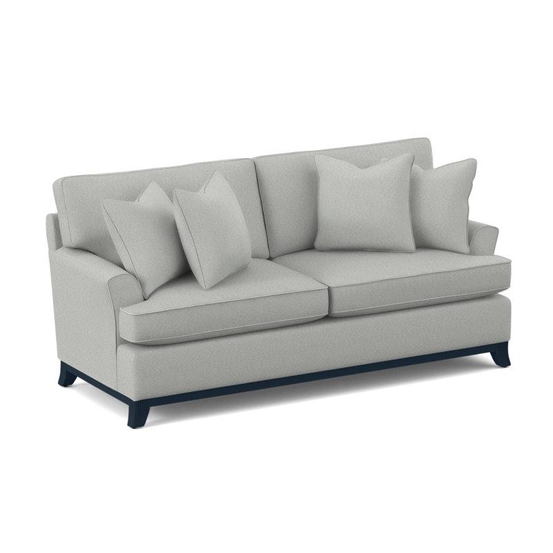 Canapé à accoudoirs évasés avec coussins réversibles 84 po Oaks Way, Matelas Air Dream, Finition marine